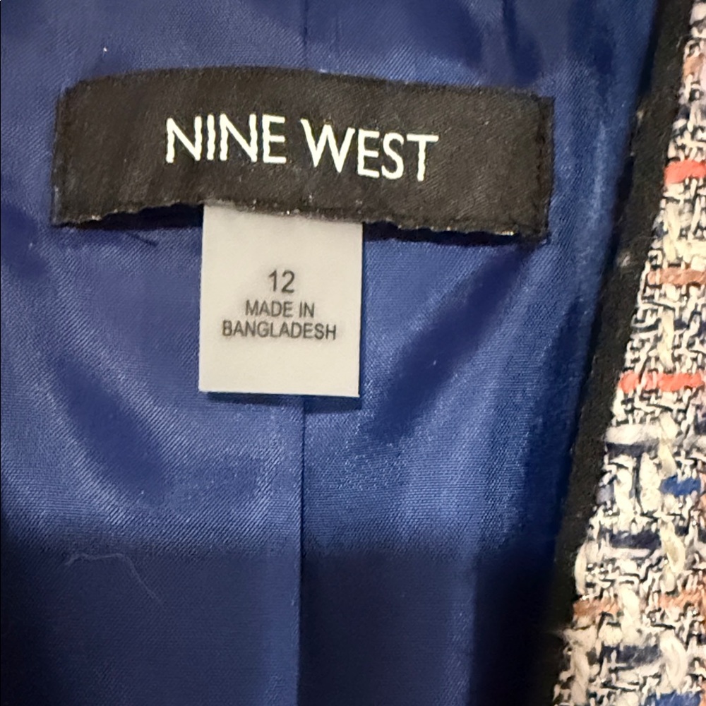 Nine West Multicolor Tweed Blazer - Picture 2 of 13